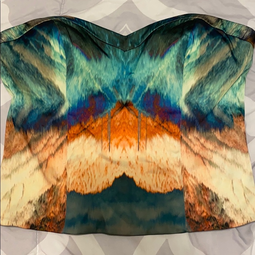 Bebe strapless bustier
